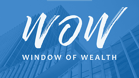 Window of Wealth Blue Logo